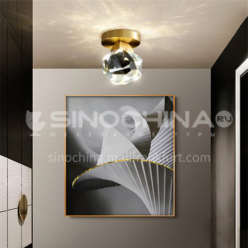 Nordic bedroom bedside lamp light luxury creative large simple dining room lamp single head ceiling lampAG-LD2705